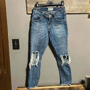 One Teaspoon Freebirds 11 low rise distressed jeans